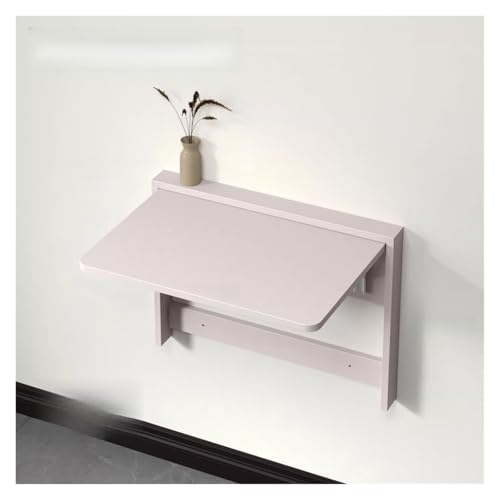 HEYDGBBZ An der Wand montierter Klapptisch, herunterklappbarer Wandschreibtisch for kleine Räume, schwebender Schreibtisch, funktionaler Hängetisch for das Home-Office(Grey,63x45x47CM) von HEYDGBBZ