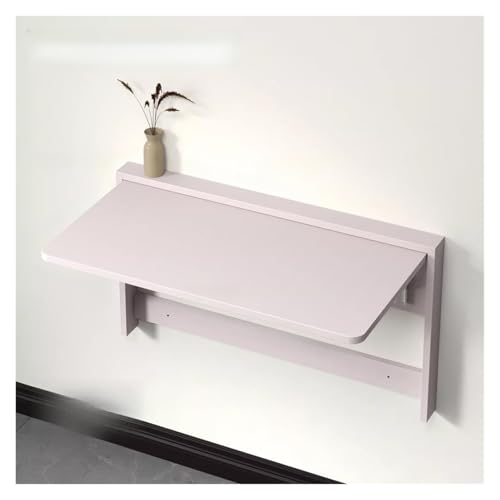 HEYDGBBZ An der Wand montierter Klapptisch, herunterklappbarer Wandschreibtisch for kleine Räume, schwebender Schreibtisch, funktionaler Hängetisch for das Home-Office(Grey,83x45x47CM) von HEYDGBBZ