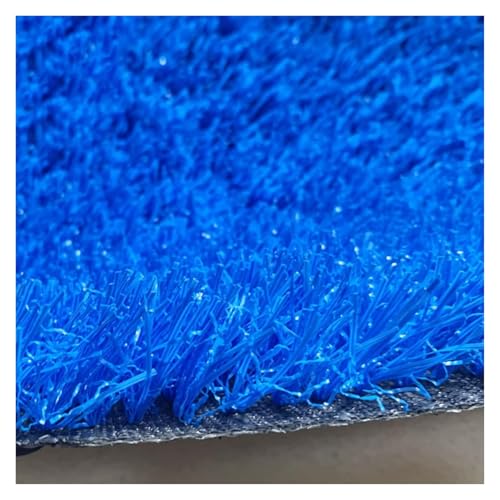 HEYDGBBZ Blauer Kunstrasenteppich, 20 mm dick, cm, Kunstrasen for den Innen- und Außenbereich, Perfekter Balkonteppich(2x4m) von HEYDGBBZ