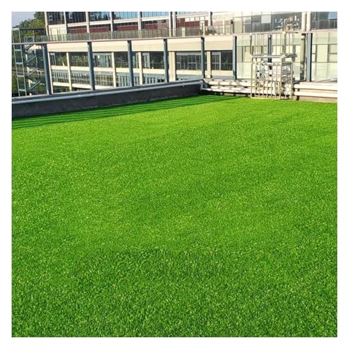 HEYDGBBZ Hochwertiger Kunstrasen for die Gartenlandschaft. Langlebige Kunstrasenmatte for den Außenbereich mit 2,5 cm Dicke for Terrassen und Rasenflächen(2 * 4m) von HEYDGBBZ