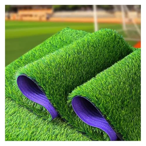 HEYDGBBZ Kunstrasen, realistischer Astro-Rasenteppich, 20 mm Florhöhe, hochdichte Kunstrasenmatte(6M(19.6FT)) von HEYDGBBZ