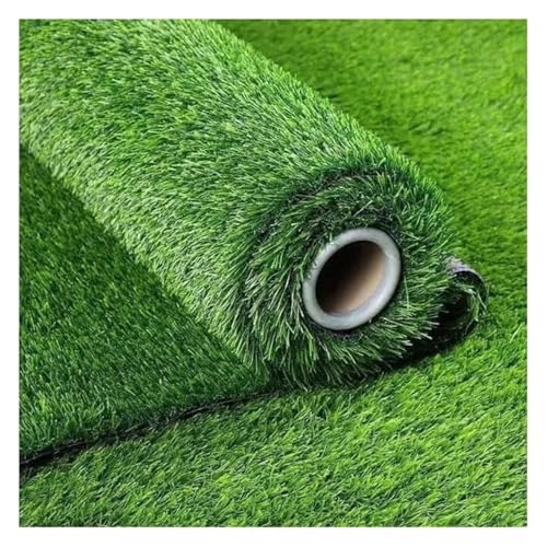 HEYDGBBZ Kunstrasen, realistischer Rasenteppich mit 0,8 Zoll Florhöhe, synthetische Kunstrasenmatte for drinnen und draußen als Rasenlösung for Haustier-/Hunderasen(3X1.5M) von HEYDGBBZ