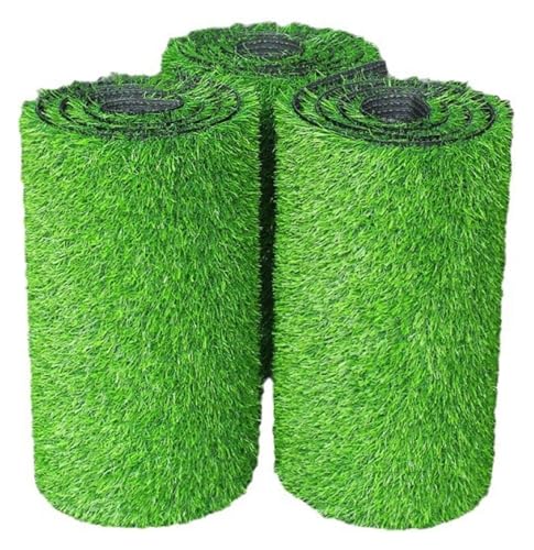 HEYDGBBZ Outdoor-Aktivitäten Hochwertiger Kunstrasen for Gartenterrasse und Balkon Realistisches Aussehen rutschfeste Oberfläche effiziente Entwässerung(1x4m) von HEYDGBBZ