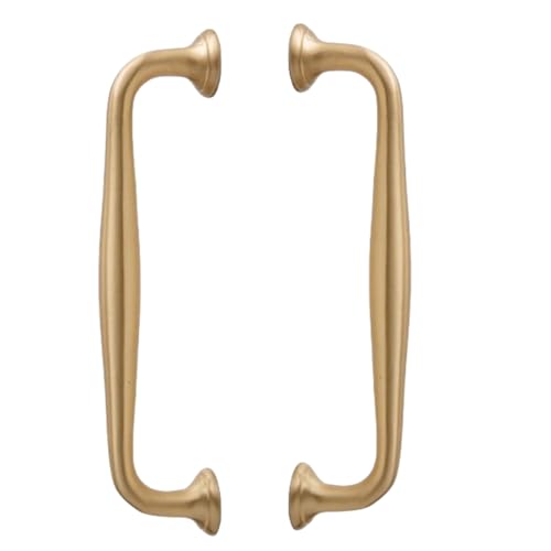 HEYDGBBZ Schubladengriffe aus antikem Messing, Küchenschrankknöpfe, 2 Stück, massiver Kleiderschrank-Zugringgriff, Schrankgriff aus Messing, 72 x 30 x 20 mm(116 * 96 * 30mm) von HEYDGBBZ