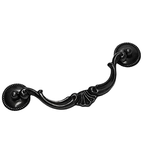 HEYDGBBZ Schubladengriffe aus antikem Messing, Schrank- und Schubladenknöpfe, 4-teilig, für Schuhschränke, Kleiderschränke, Messinggriffe, Möbelschubladengriffe, 35 x 16 x 25 mm(30 * 28mm) von HEYDGBBZ