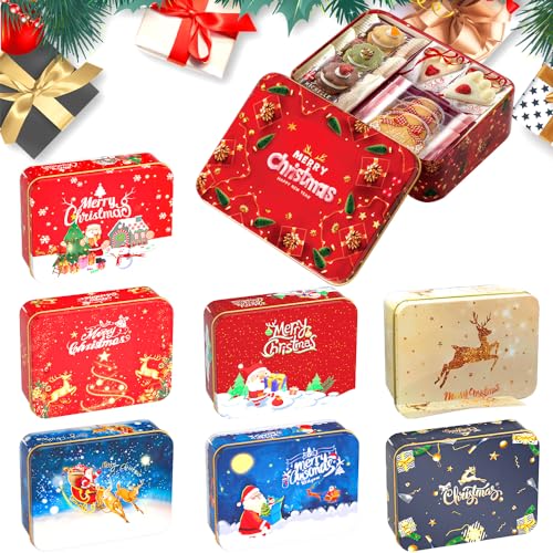 Geldgeschenk Verpackung Weihnachten,8 Stück Keksdose Weihnachten Eckig,Keksdose Klein,Weihnachten Keksdose,Geschenkdosen Weihnachten,Kleine keksdosen Weihnachten,Für Weihnachten SüßIgkeiten Verpackung Geldgeschenk Verpackung Weihnachten,8 Stück Keksdose Weihnachten Eckig,Keksdose Klein,Weihnachten Keksdose,Geschenkdosen Weihnachten,Kleine keksdosen Weihnachten,Für Weihnachten SüßIgkeiten Verpackung von HEYIDAMAI