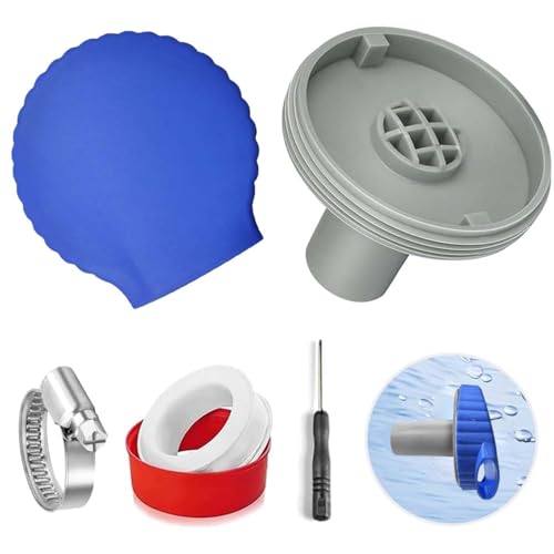 HEYIDAMAI Pool Einlaufdüse 32mm, Pool Auslassdüse mit Pool Anschluss Zubehör, Pool Düse 32mm, Pool Düse Verstellbar, für Intex Bestway Pool Düse Auslass Ausströmer Zubehör von HEYIDAMAI