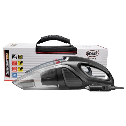 HEYNER® Premium Auto-Staubsauger 12V kompakt hohe Saugkraft Camping von HEYNER