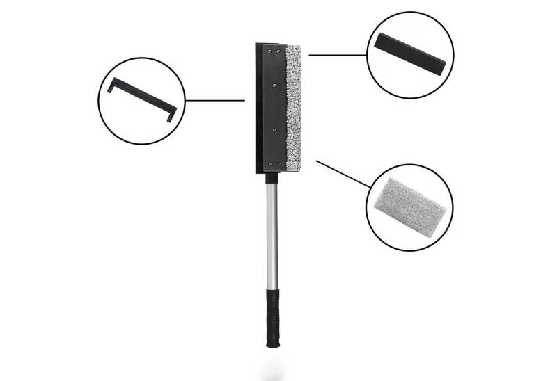 HEYNER Autowaschbürste Ersatzkit 20 cm Breite HEYNER® Scheibenreiniger INSECT Alu L20, (Set, 1-tlg) von HEYNER
