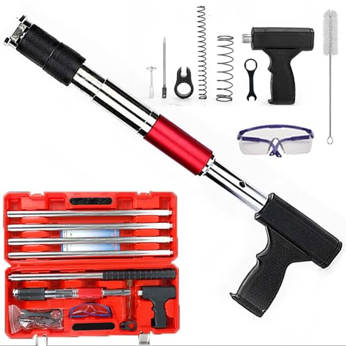 Nagelpistole,Beton Nagelpistole, Manuelle Schalldämpfer Wand Nagelpistole,Nail Gun mit 5-10pcs Rund Nagel(8mm), Gänge Verstellbare,Ausgestattet mit einem Werkzeugsatz für Deckenwandanker,Hauswand von HEYOUTH