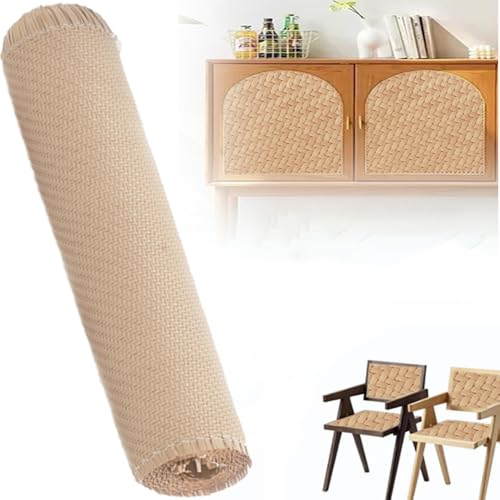 Wiener Geflecht,Kommode Wiener Geflecht,Rattangeflecht Meterware,Wiener Geflecht Rattan-Gewebe,Wasserdicht Schimmelfest für DIY-Projekte & Dekoration (Primäre Farben, 200x40cm) von HEYOUTH