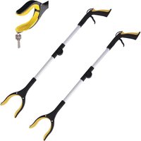2er-Pack Greifwerkzeuge, Aluminiumgreifer mit 360° drehbarem Kopf, faltbarer Verlängerungsgreifer, Teleskopgreifer mit magnetischen Spitzen, 2er-Pack Greifwerkzeuge, Aluminiumgreifer mit 360° drehbarem Kopf, faltbarer Verlängerungsgreifer, Teleskopgreifer mit magnetischen Spitzen, von HEYTEA