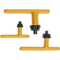 3-teiliges Bohrfutterschlüssel-Set, 10 mm, 13 mm, 16 mm Durchmesser, T-förmiger Ersatz-Elektrobohrer, HSS-Spannwerkzeug 3-teiliges Bohrfutterschlüssel-Set, 10 mm, 13 mm, 16 mm Durchmesser, T-förmiger Ersatz-Elektrobohrer, HSS-Spannwerkzeug von HEYTEA