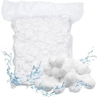 800 g 30–50 mm wiederverwendbare Pool-Filterbälle, Alternative zu Pool-Filtersand, geeignet für die Poolfiltration von HEYTEA