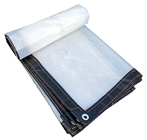 HEZHU Abdeckplane Transparent 2x2.5 m Schutzplane wasserfest Abdeckplane Klappbarer Abdeckplane Schutzplane geeignet für den Garten (2*2.5M) von HEZHU