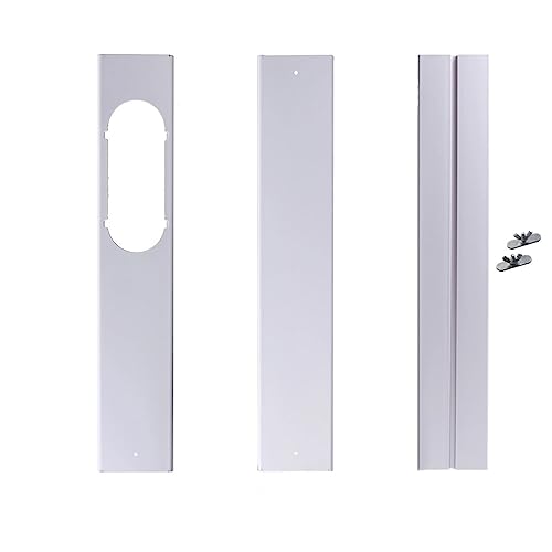 HEZHU Schlauchadapter Abluftschlauch Adapter Fensterabdichtung Fensterabdichtung Ersatzteil Set Mit Abluftschlauch Fenster Und Geräteadapter Für Alle Mobile Klimageräte (3Er Fensterabdichtung) von HEZHU