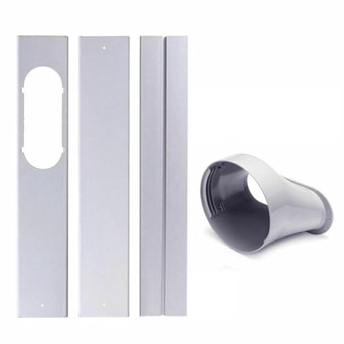 HEZHU Schlauchadapter Abluftschlauch Adapter Fensterabdichtung Fensterabdichtung Ersatzteil Set Mit Abluftschlauch Fenster Und Geräteadapter Für Alle Mobile Klimageräte (Adapter+ 3Er(67.5) set) von HEZHU