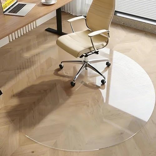 Bodenschutzmatte Bürostuhl Transparente Kunststoff Teppich Schutzmatte Bodenmatte Bürostuhlunterlage PVC Schreibtischstuhl Unterlage für Hartböden Hause Büro von HFDASUENT