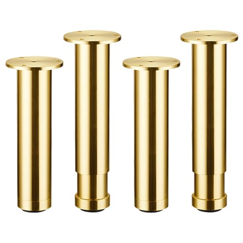 HFDASUENT 4 Möbelfüße Verstellbar,Möbelfüsse Metall Möbelbeine Aluminiumlegierung Schrankfüße Tischbeine Sockelfüße für Sofas, Tische, Stühle, Schränke usw HFDASUENT 4 Möbelfüße Verstellbar,Möbelfüsse Metall Möbelbeine Aluminiumlegierung Schrankfüße Tischbeine Sockelfüße für Sofas, Tische, Stühle, Schränke usw von HFDASUENT