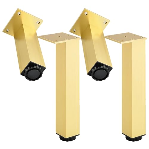 HFDASUENT 4er-Set Möbelfüße Höhenverstellbar sockelfüße Möbelbeine Schrankfüsse Stellfüße Aluminium Tischfüße für Möbel, Küche, Schreibtisch, Möbel Beine HFDASUENT 4er-Set Möbelfüße Höhenverstellbar sockelfüße Möbelbeine Schrankfüsse Stellfüße Aluminium Tischfüße für Möbel, Küche, Schreibtisch, Möbel Beine von HFDASUENT