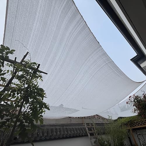 HFDASUENT Schattierungsnetz mit Ösen,Sonnenschutznetz Sonnensegel Garten Schattiernetz Beschattungsnetz,für Balkon Carport Pflanzen Gewächshaus Baustellen Dachhof HFDASUENT Schattierungsnetz mit Ösen,Sonnenschutznetz Sonnensegel Garten Schattiernetz Beschattungsnetz,für Balkon Carport Pflanzen Gewächshaus Baustellen Dachhof von HFDASUENT
