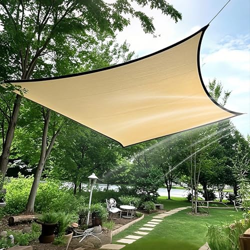 Schattierungsnetz Beige,Sonnensegel Balkon Schattennetz Mit Ösen für Garten Sonnenschutz Windschutz Beschattung für Terrassenüberdachung für Garten, Gewächshaus, Deck, Hof Schattierungsnetz Beige,Sonnensegel Balkon Schattennetz Mit Ösen für Garten Sonnenschutz Windschutz Beschattung für Terrassenüberdachung für Garten, Gewächshaus, Deck, Hof von HFDASUENT