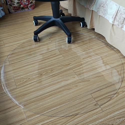 Transparent Bodenschutzmatte Bürostuhl Schreibtischstuhl Unterlage Clear Stuhlunterlage Schalldämpfend Schreibtischunterlage Büro Computer Schützen von HFDASUENT