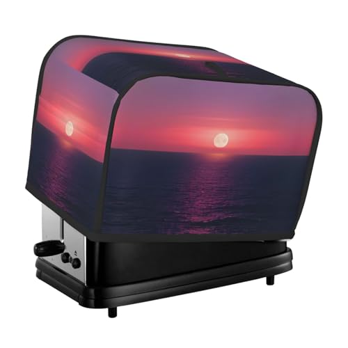 Waschbare 2 Scheiben Bright Moon At Sea Hippie Toaster Abdeckung mit Taschen, staubdicht und maschinenwaschbar von HFDERW