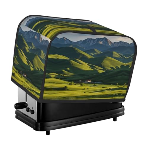 Waschbare 2-Scheiben-Halterung, natürliche Toaster-Abdeckung mit Taschen, staubdicht und maschinenwaschbar von HFDERW