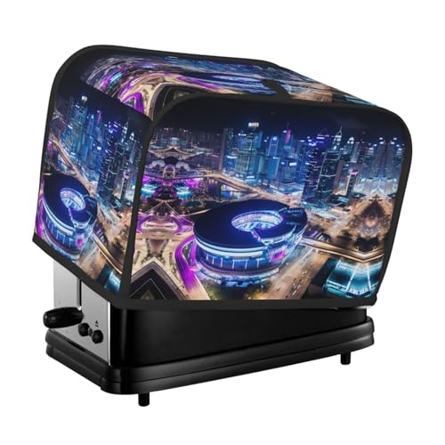 Waschbare 2-Scheiben-Hongkong-Toaster-Abdeckung mit Taschen, staubdicht und maschinenwaschbar von HFDERW