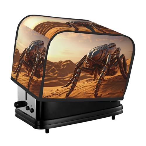 Waschbare 2-Scheiben-Skorpion-Toaster-Abdeckung mit Taschen, staubdicht und maschinenwaschbar von HFDERW