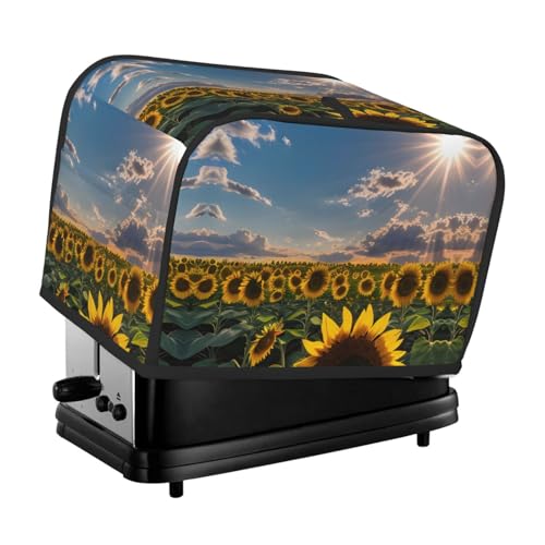 Waschbare 2-Scheiben-Sonnenblumen-Abdeckung mit Taschen, staubdicht und maschinenwaschbar von HFDERW
