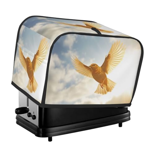 Waschbare 2-Scheiben-Toaster-Abdeckung mit Taschen, staubdicht und maschinenwaschbar von HFDERW