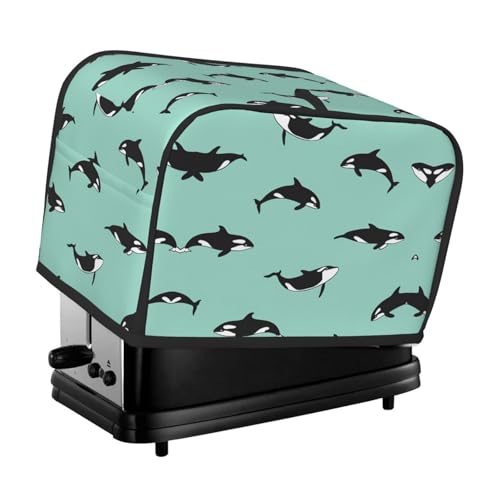 Waschbare 2-Scheiben-Toaster-Abdeckung mit Taschen, staubdicht und maschinenwaschbar von HFDERW