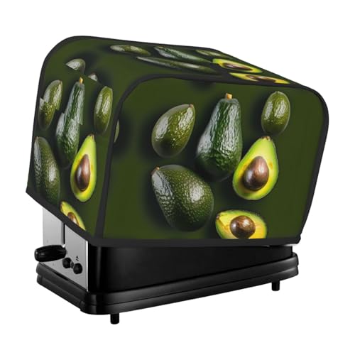 Waschbare 2-teilige Avocado-Obst-Toaster-Abdeckung mit Taschen, staubdicht und maschinenwaschbar Waschbare 2-teilige Avocado-Obst-Toaster-Abdeckung mit Taschen, staubdicht und maschinenwaschbar von HFDERW