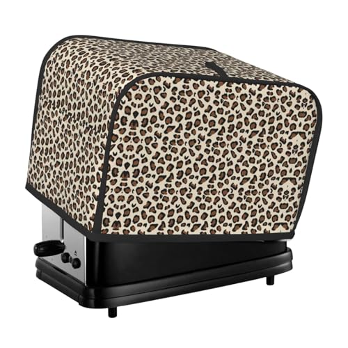 Waschbare Toaster-Abdeckung mit 2 Scheiben, Leopardenmuster, staubdicht und maschinenwaschbar von HFDERW