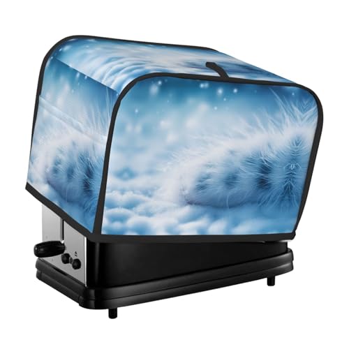 Waschbare Toaster-Abdeckung mit 2 Scheiben, Pfotenabdrücke, mit Taschen, staubdicht und maschinenwaschbar von HFDERW