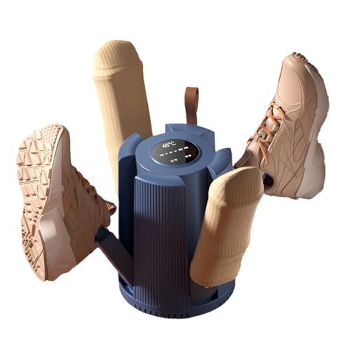 HFDJRWK Schuhtrockner mit 2-Stufigem Heißluftgebläse Und Timer, Ausgestattet mit Einem Intelligenten 48°C-konstanttemperatursystem for Schnellen Trocknen von Mützen, Socken Und Handschuhen HFDJRWK Schuhtrockner mit 2-Stufigem Heißluftgebläse Und Timer, Ausgestattet mit Einem Intelligenten 48°C-konstanttemperatursystem for Schnellen Trocknen von Mützen, Socken Und Handschuhen von HFDJRWK