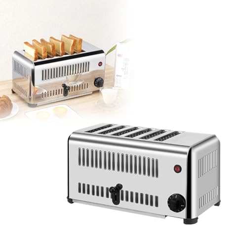 6-Scheiben-Toaster, kommerzieller Spießtreiber, Brotscheibentoaster, Sandwich-Heizgerät for Backen 6-Scheiben-Toaster, kommerzieller Spießtreiber, Brotscheibentoaster, Sandwich-Heizgerät for Backen von HFDTS