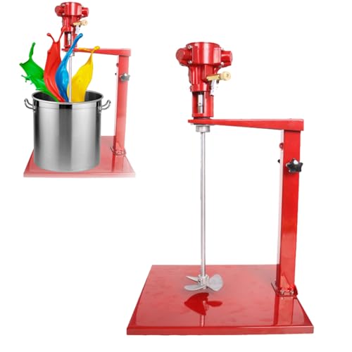 Pneumatischer Mischer, 5 Gallonen Farbflüssigkeitsheber, Pneumatischer Mischer, Vertikalmischer, Farbrührmaschine mit Ständer, for Mischen von Gips/Farbe/Mörtel von HFDTS