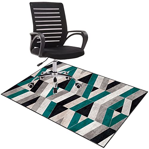 Anti -Skid -Schreibtischstuhl Mat 140x180 cm für Hartholz- und Teppichböden - Gaming Chair Protector für Home Office -Nutzung, Bodenschutz und einfache Bewegung FANDIAO von HFERTSCN