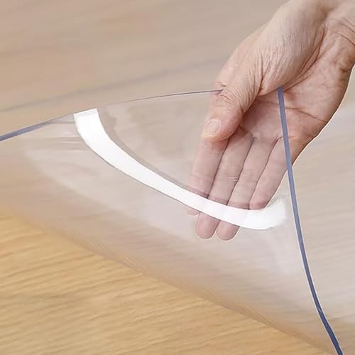 Clear Holzbodenschutzschutzpectorpvc Transparent Computer Desk Stuhl Matte wasserdicht und langlebig Home Office Floor Protector für Teppich Küchentisch Kaffeetisch FANDIAO von HFERTSCN