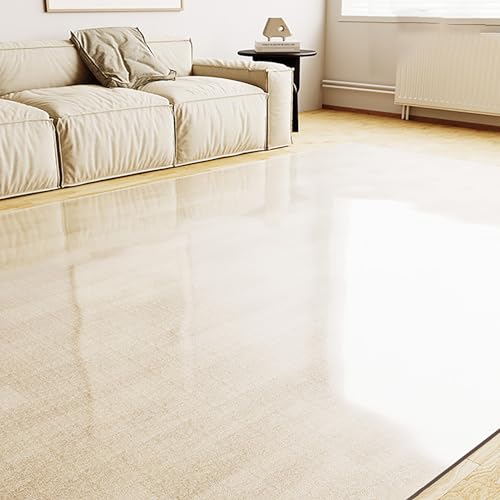 Clear PVC Office Chair Matte für Holzböden Transparent Floor Protector Matte für Haus- und Büro -Rechteck -Design (55 x 157 Zoll) FANDIAO von HFERTSCN