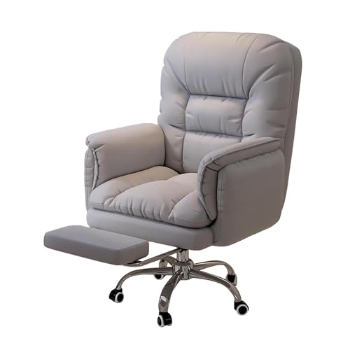 Ergonomic Office Chair Einstellbare Höhe 360 ° Dreh Computerstuhl mit liegender Rückenlehre gepolsterte Schreibtischstuhl für Home Office und Gaming Room FANDIAO von HFERTSCN