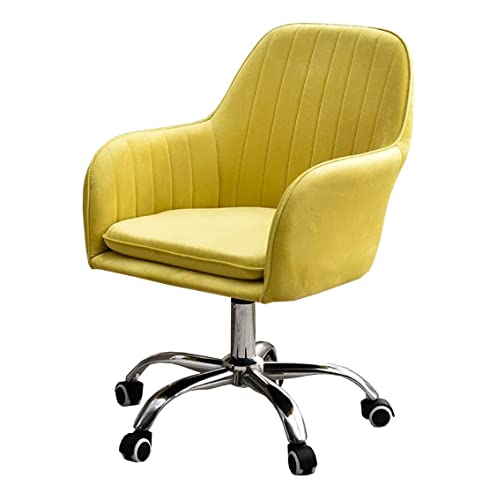 Ergonomic Office Stuhl Verstellbare Höhenschwenkstuhl mit mittlerem Rückenunterstützung Computerstuhl für Home & Study Comfortable Work Stuhl für Schlafzimmer und Büro FANDIAO von HFERTSCN