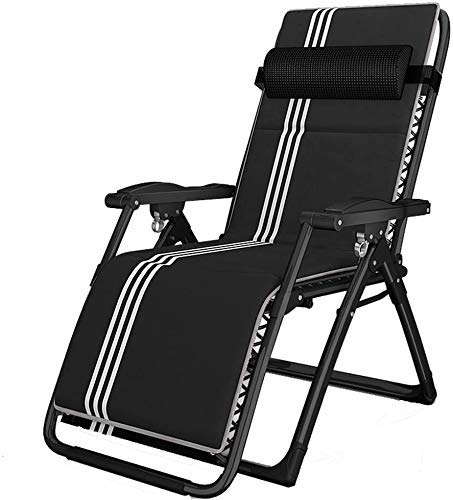 FMHCTN Klappstuhl Siesta Lounge Stuhl Büro Büro Tragbarer Strandstuhl ZUR GRAVITY LEGINING OUTDOOR GARTER SONNE SONNELS STUHR mit einstellbaren gepolsterten Kopfstützen und Sitzkissen interessant FMHCTN Klappstuhl Siesta Lounge Stuhl Büro Büro Tragbarer Strandstuhl ZUR GRAVITY LEGINING OUTDOOR GARTER SONNE SONNELS STUHR mit einstellbaren gepolsterten Kopfstützen und Sitzkissen interessant von HFERTSCN