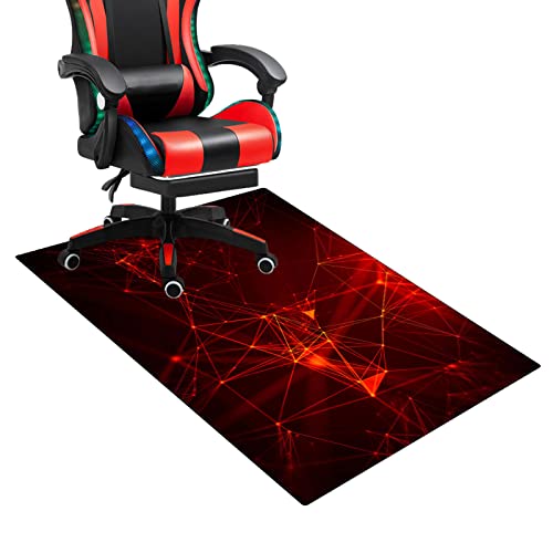 Gaming Chair Matte für Hartholzböden 140 x 180 cm Büroschreiberboden Beschützer für Gamers Office Chair Mat für Computer Desk FANDIAO von HFERTSCN