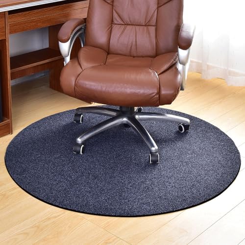 Graue runde Stuhlmatte, rutschfeste Stapelbodenmatte für einfache Gleiträder, 51-Zoll-Rollstuhlmatte, perfekt für Home Office & Schreibtisch Gebrauch FANDIAO Graue runde Stuhlmatte, rutschfeste Stapelbodenmatte für einfache Gleiträder, 51-Zoll-Rollstuhlmatte, perfekt für Home Office & Schreibtisch Gebrauch FANDIAO von HFERTSCN