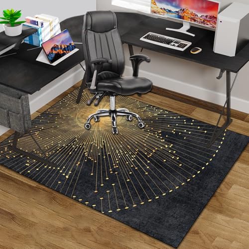 Große Stuhlmatte ohne Schlupfstuhl für Büro und Spiele, 150x180 cm - Schutz FANDIAO von HFERTSCN