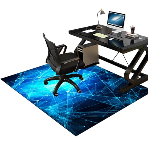 Großer Gaming -Stuhl Mattenbodenschutz für Holzböden 130 x 160 cm Büro Computer Desk Stuhl Matte Holzboden Schutz Home Office Möbel Rolling Matte FANDIAO von HFERTSCN